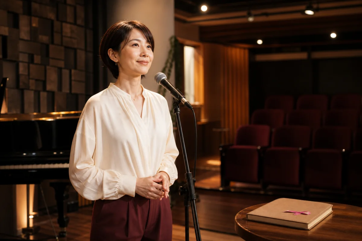 音乐舞台与公开讲演主题场景示意图
